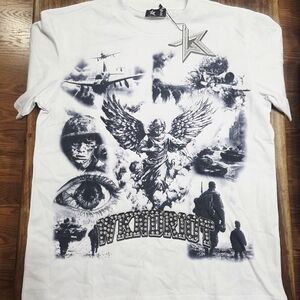 WKNDRIOT's White Graphic Men's T-Shirt